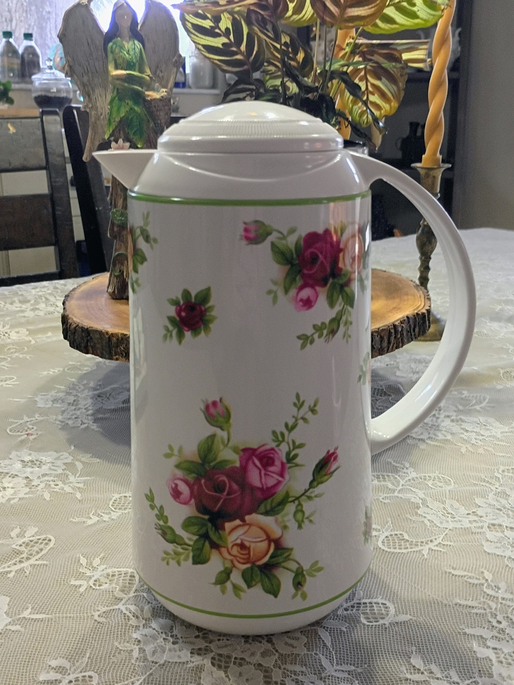 Royal Albert Old Country Roses Vintage insulated thermal coffee carafe